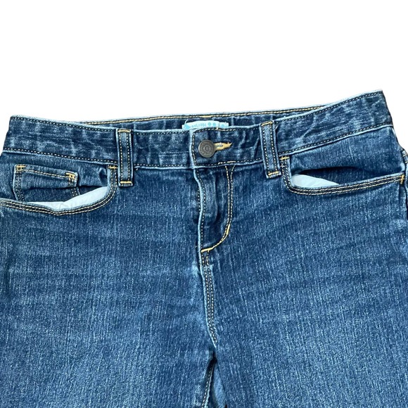 Old Navy Adjustable Side Band Bermuda Short Kids Boy 14 Stretch‎ Mid-Rise Denim - Picture 2 of 10